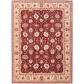 Afghan Hand-knotted Vegetable Dye Oushak Wool Rug (8'11 x 12')