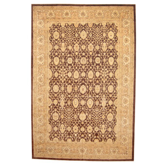 Afghan Hand-knotted Vegetable Dye Oushak Wool Rug (9'10 x 14'10)