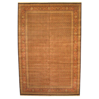 Indo Hand-knotted Vegetable Dye Bidjar Wool Rug (12' x 18')