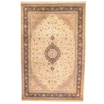 Pakistani Hand-knotted Vegetable Dye Tabriz Wool Rug (12' x 18'6)