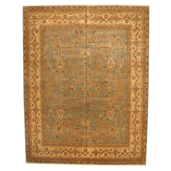 Indo Hand-knotted Vegetable Dye Bidjar Wool Rug (11'10 x 15'1)