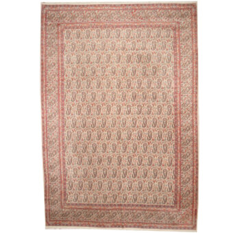 Persian Hand-knotted 1950s Semi-antique Kerman Wool Rug (11'4 x 16'5)