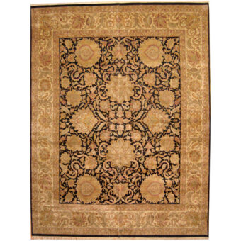 Indo Persian Hand-knotted Khorasan Wool Rug (12' x 15'6)
