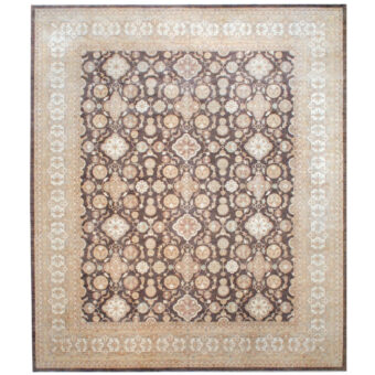 Afghan Hand-knotted Vegetable Dye Wool Rug (12'1 x 14'2)