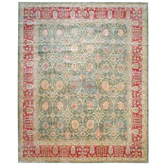 Afghan Hand-knotted Vegetable Dye Wool Rug (12' x 14'10)