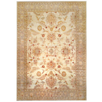 Afghan Hand-knotted Vegetable Dye Wool Rug (12'7 x 18'3)