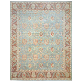 Afghan Hand-knotted Vegetable Dye Wool Rug (13'4 x 17'7)