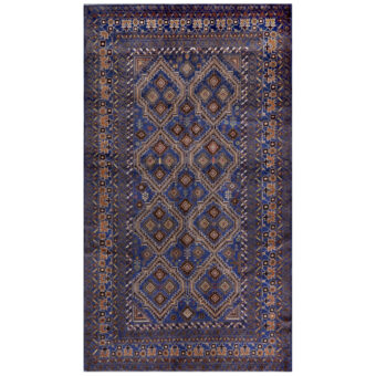 Afghan Hand-knotted Tribal Balouchi Wool Rug (5'4 x 9'5)