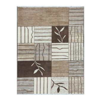 Afghan Hand-knotted Vegetable Dye Gabbeh Wool Rug (3'11 x 5'1)