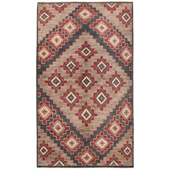 Afghan Hand-knotted Vegetable Dye Gabbeh Wool Rug (6' x 10'3)