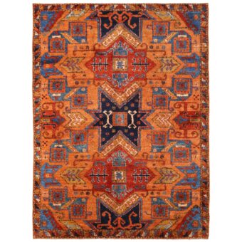 Afghan Hand-knotted Shag Gabbeh Wool Rug (8'10 x 11'10)