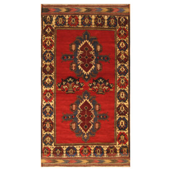 Afghan Hand-knotted Tribal Balouchi Wool Rug (3'10 x 7')