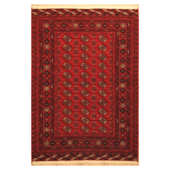 Afghan Hand-knotted Tribal Turkoman Wool Rug (4'6 x 6'6)