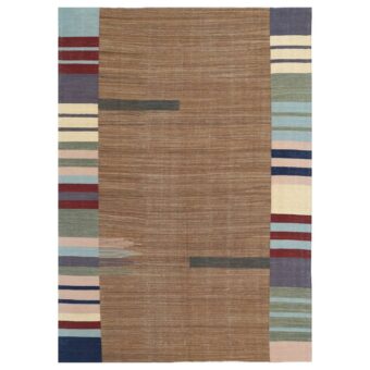 Afghan Hand-woven Wool Kilim (7'10 x 11')