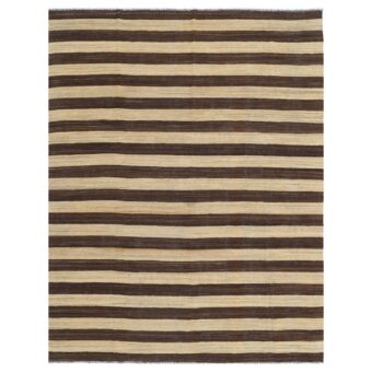 Afghan Hand-woven Wool Kilim (8' x 10'1)