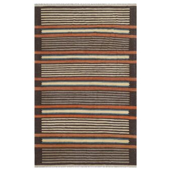 Afghan Hand-woven Wool Kilim (5'7 x 9'2)