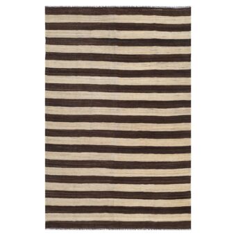 Afghan Hand-woven Wool Kilim (6'7 x 9'11)