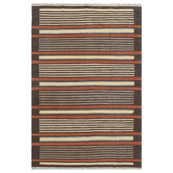 Afghan Hand-woven Wool Kilim (5'9 x 8'7)