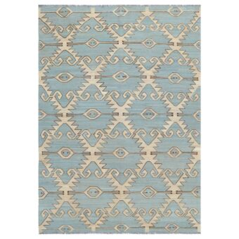Afghan Hand-woven Wool Kilim (5'11 x 8'4)