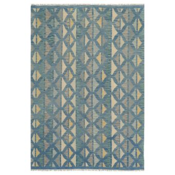 Afghan Hand-woven Wool Kilim (5'6 x 7'10)