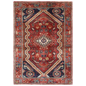 Afghan Hand-knotted Vegetable Dye Kazak Wool Rug (3'3 x 4'7)
