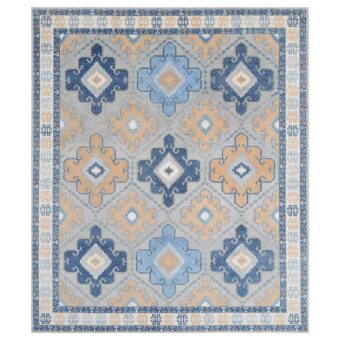 Afghan Hand-knotted Vegetable Dye Kazak Wool Rug (8'7 x 10'1)