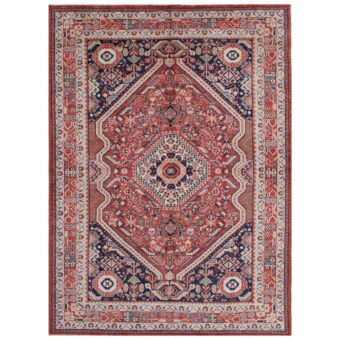 Afghan Hand-knotted Vegetable Dye Farahan Wool Rug (5'7 x 7'9)
