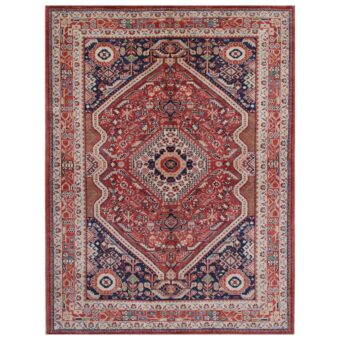 Afghan Hand-knotted Vegetable Dye Farahan Wool Rug (5'5 x 7'7)