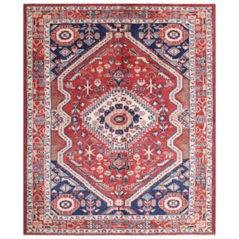 Afghan Hand-knotted Vegetable Dye Farahan Wool Rug (5'7 x 7')