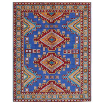 Afghan Hand-knotted Kargahi Wool Rug (5'9 x 7'7)