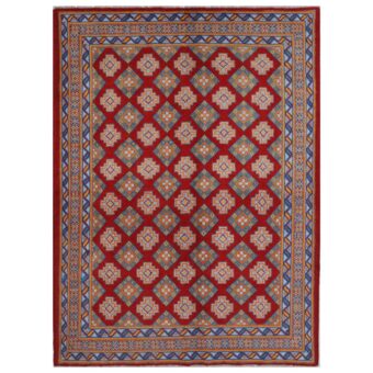Afghan Hand-knotted Kargahi Wool Rug (4'8 x 6'6)
