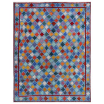 Afghan Hand-knotted Kargahi Wool Rug (5' x 6'5)