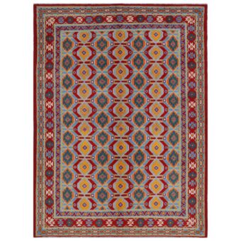 Afghan Hand-knotted Kargahi Wool Rug (5'10 x 8')