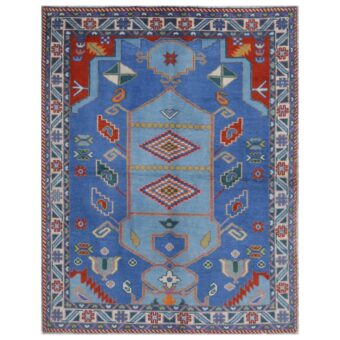 Afghan Hand-knotted Kargahi Wool Rug (5' x 6'5)