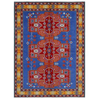 Afghan Hand-knotted Kargahi Wool Rug (5'7 x 7'8)
