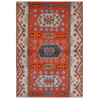 Afghan Hand-knotted Kargahi Wool Rug (3'3 x 5')