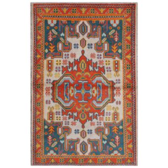Afghan Hand-knotted Kargahi Wool Rug (3'1 x 5')