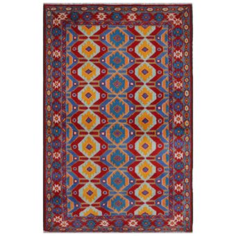 Afghan Hand-knotted Kargahi Wool Rug (3'3 x 5'2)