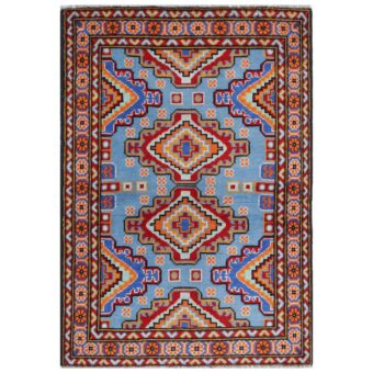 Afghan Hand-knotted Kargahi Wool Rug (3'4 x 5'1)