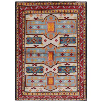 Afghan Hand-knotted Kargahi Wool Rug (3'6 x 5')