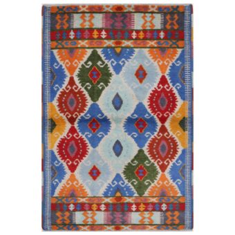 Afghan Hand-knotted Kargahi Wool Rug (3'3 x 5')