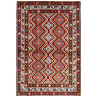 Afghan Hand-knotted Kargahi Wool Rug (3'3 x 5')