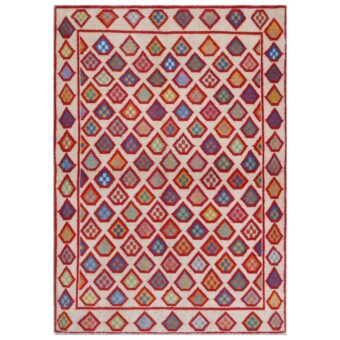 Afghan Hand-knotted Kargahi Wool Rug (3'6 x 5')