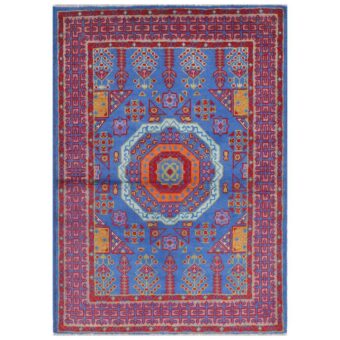 Afghan Hand-knotted Kargahi Wool Rug (3'5 x 4'10)