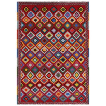 Afghan Hand-knotted Kargahi Wool Rug (2'8 x 4')