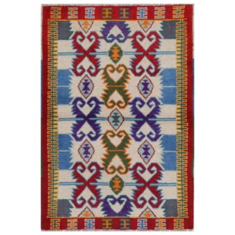 Afghan Hand-knotted Kargahi Wool Rug (2'8 x 4')