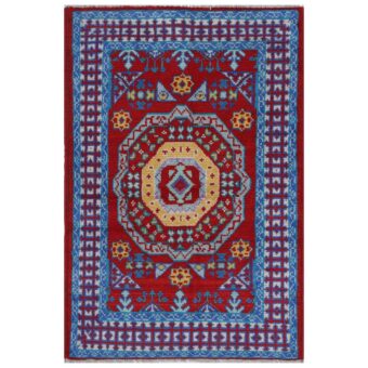 Afghan Hand-knotted Kargahi Wool Rug (2'8 x 4'2)