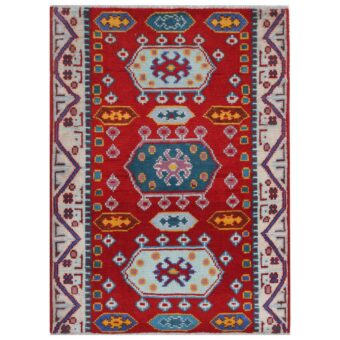 Afghan Hand-knotted Kargahi Wool Rug (2'10 x 4')