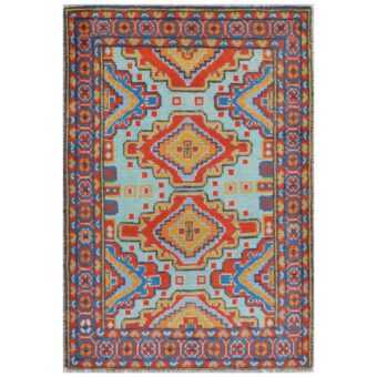 Afghan Hand-knotted Kargahi Wool Rug (2'8 x 4')