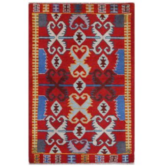 Afghan Hand-knotted Kargahi Wool Rug (2'9 x 4'3)